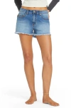 Shop Billabong Drifter Cutoff Denim Shorts In Medium Surf Spray