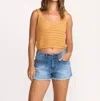 Billabong Drifter Denim Short In Medium Surf Spray In Orange