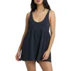 Billabong Easy Does It Cover-up Romper In Blue