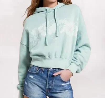 Billabong Easy To Love Hooded Sweatshirt In Sea Fog In Green