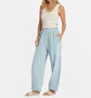 Billabong Easy To Love Pants In Bgg0-sea Fog In Blue