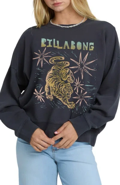 Billabong Echo Crewneck Sweatshirt In Blue