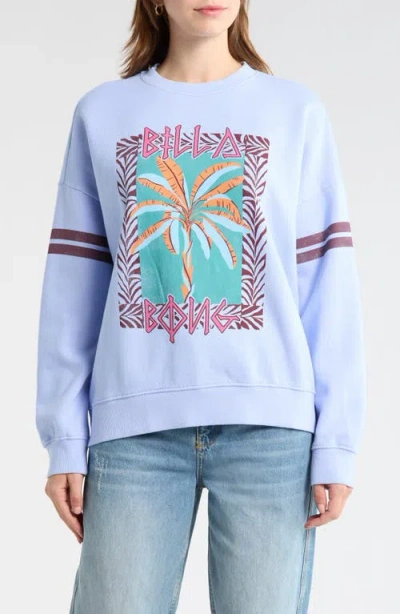 Billabong Echo Crewneck Sweatshirt In Blue