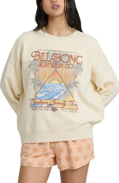 Billabong Echo Crewneck Sweatshirt In Multi