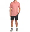 Billabong Eclipse Short Sleeve Polo Shirt In Dust Red In Multi