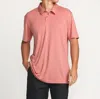 Billabong Eclipse Short Sleeve Polo Shirt In Dust Red In Pink