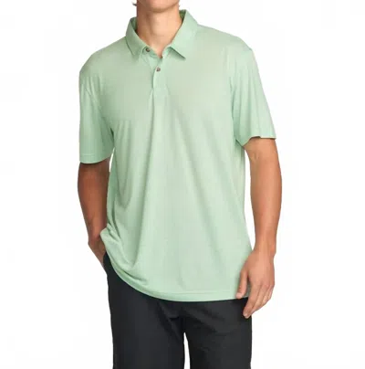 Billabong Eclipse Short Sleeve Polo Shirt In Seafoam In Green