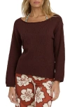 Billabong Ellipse Sweater In Brown