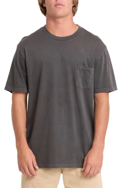 Billabong Essential Cotton Pocket T-shirt In Gray