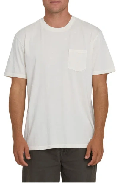 Billabong Essential Cotton Pocket T-shirt In White