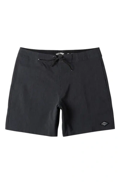 Billabong Every Other Day Lo Tide Board Shorts In Washed Black
