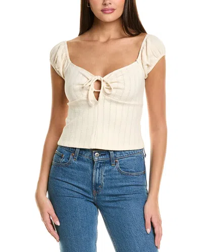 Billabong Everything Rosy Knit Top In Neutral