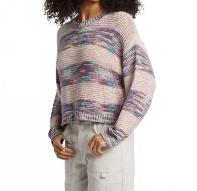 Billabong Fade Out Pullover Sweater In Blue Shadow In Multi