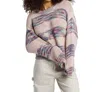 Billabong Fade Out Space Dye Stripe Sweater In Blue