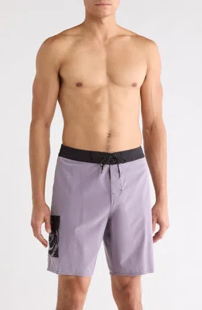 Billabong Festival Lo Tide Board Shorts In Purple