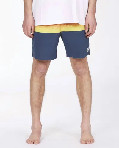 Billabong Fifty50 Layback Boardies In Fire In Blue