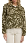 Billabong First Light Faux Shearling Jacket In Green