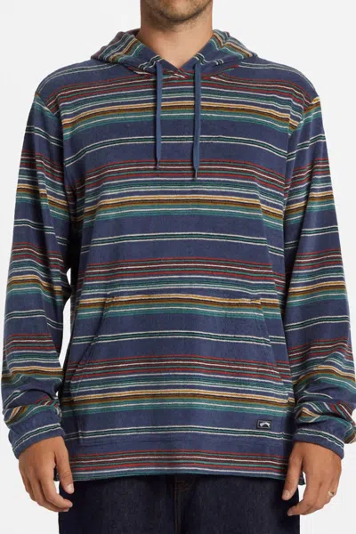 Billabong Flecker Diego Hoodie In Slate Blue