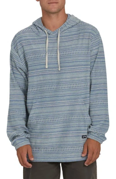 Billabong Flecker Diego Stripe Pullover Hoodie In Blue