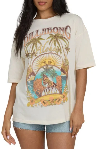 Billabong Forever Dawn Graphic Cotton T-shirt In Neutral