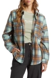 Billabong Forge Fleece Shirt Jacket In Black Multi 1