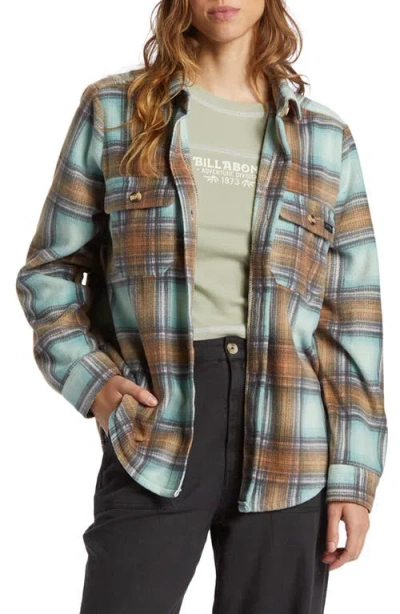 Billabong Forge Fleece Shirt Jacket In Black Multi 1