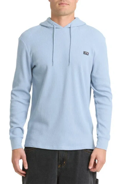Billabong Foundation Thermal Hoodie In Blue