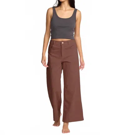 Billabong Free Fall Cord Pant In Espresso In Gray