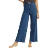 Billabong Free Fall Fray Hem Stretch Wide Leg Jeans