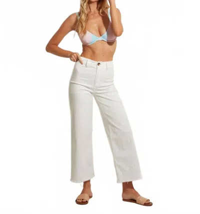 Billabong Free Fall High Waist Pant In White