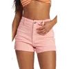 Billabong Free Fall Stretch Cotton Corduroy Shorts In Flamingo
