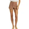 Billabong Free Fall Stretch Cotton Corduroy Shorts In Sweet Earth