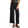 Billabong Free Fall Stretch Crop Wide Leg Pants In Black