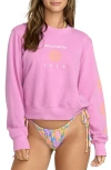 Billabong From Paradise Graphic Sweatshirt In Pink