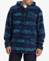 Billabong Furnace Fleece Hoodie Pullover In Dusty Jade In Multi