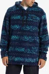 Billabong Furnace Fleece Hoodie Pullover In Dusty Jade In Multi
