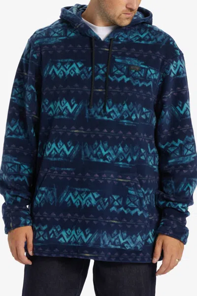 Billabong Furnace Fleece Hoodie Pullover In Dusty Jade In Multi