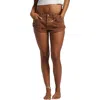 Billabong Get Low Ripped Rolled Cuff Denim Shorts In Toasted Coconut