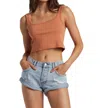 Billabong Get Low Denim Short In Light Wash Destory In Multi