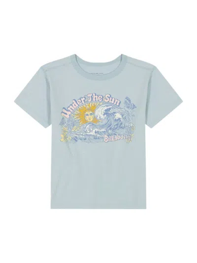 Billabong Kids' Girl's Choppy Waters Graphic Tee In Dusk Blue