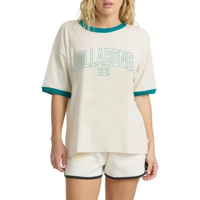 Billabong Go West Ringer T-shirt In White