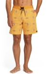 Billabong Good Times Lo Tide Board Shorts In Yellow
