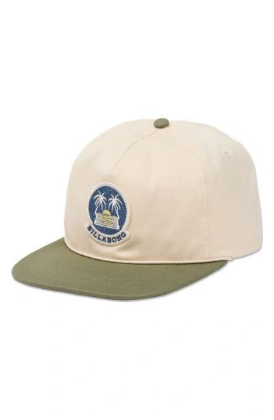 Billabong Grandpa Baseball Cap In Gold