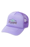 Billabong Grandpa Trucker Hat In Purple