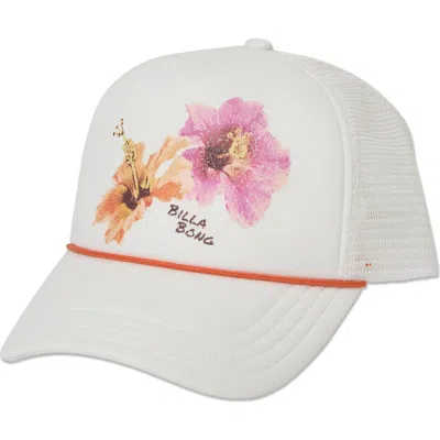 Billabong Grandpa Trucker Hat In Salt Crystal