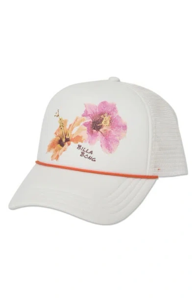 Billabong Grandpa Trucker Hat In White