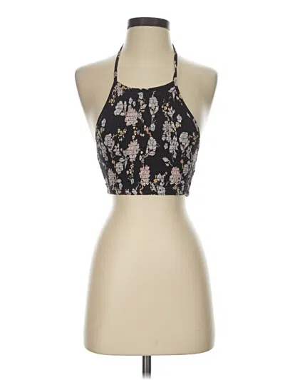 Pre-owned Billabong Halter Top Black Halter Neckline Tops