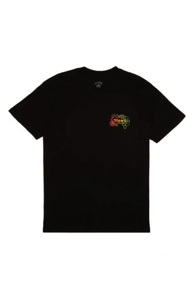 Billabong Handkie Hi Graphic T-shirt In Black