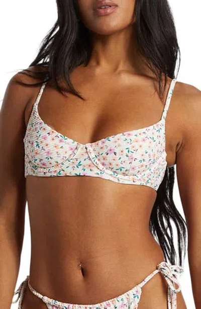 Billabong Helena Stuck On You Underwire Bikini Top In Multi