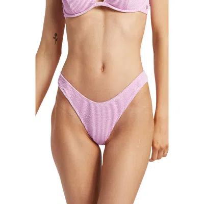 Billabong High Hike Recycled Polyester Blend Bikini Bottoms In Pink